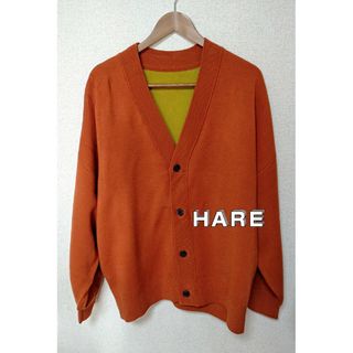 HARE - HARE ボタニカルシシュウカーディガン ブラック 新品未使用の