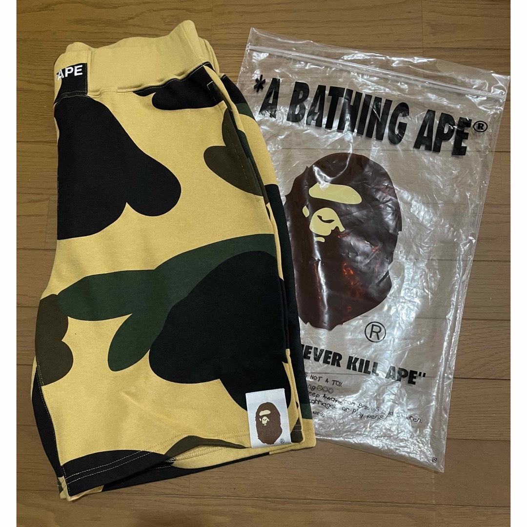 メンズBAPE GIANT 1ST CAMO  SWEAT SHORTS