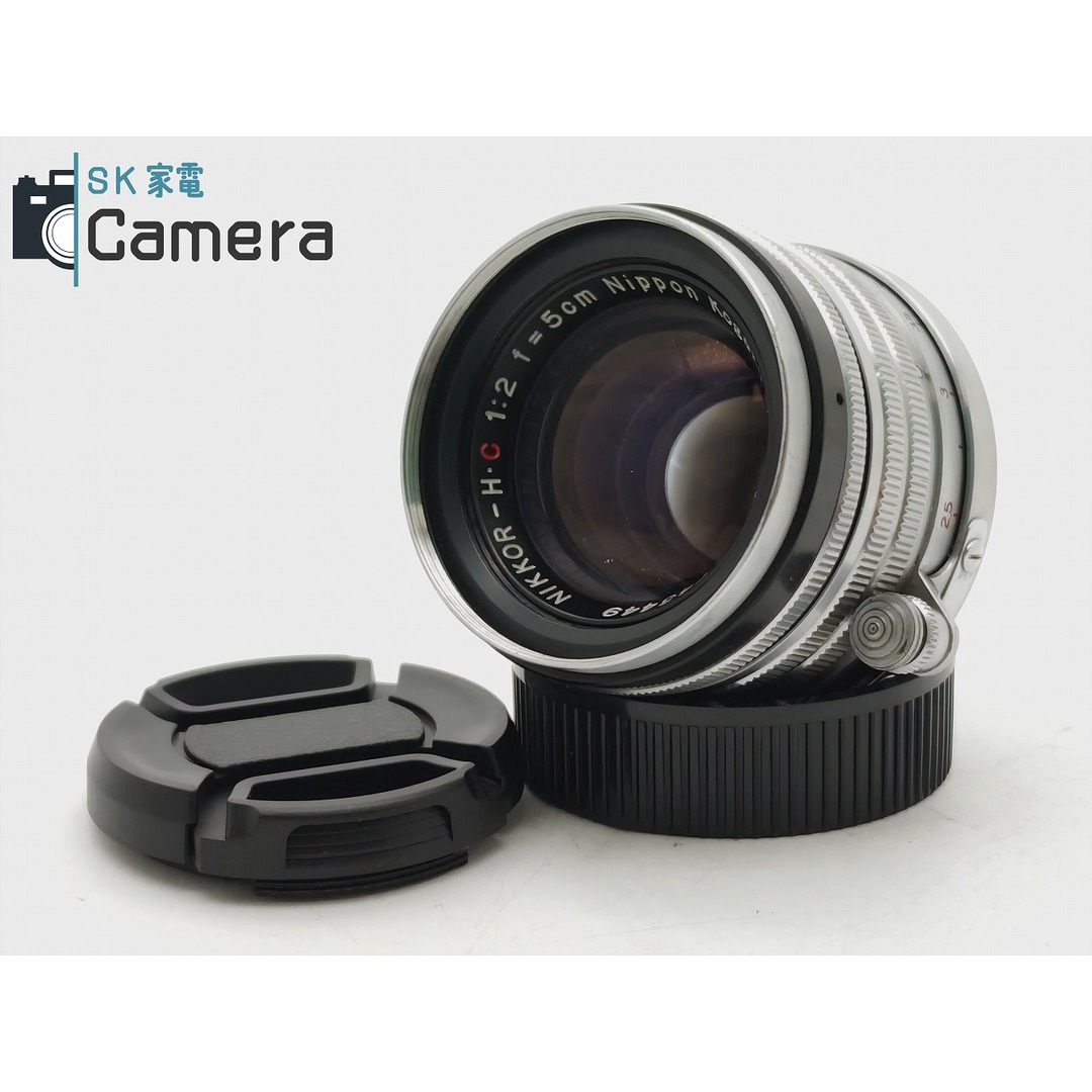 Nikon NIKKOR-H・C 5cm F2 黒帯 L39 2023年10月清掃 ニコン 実用　③