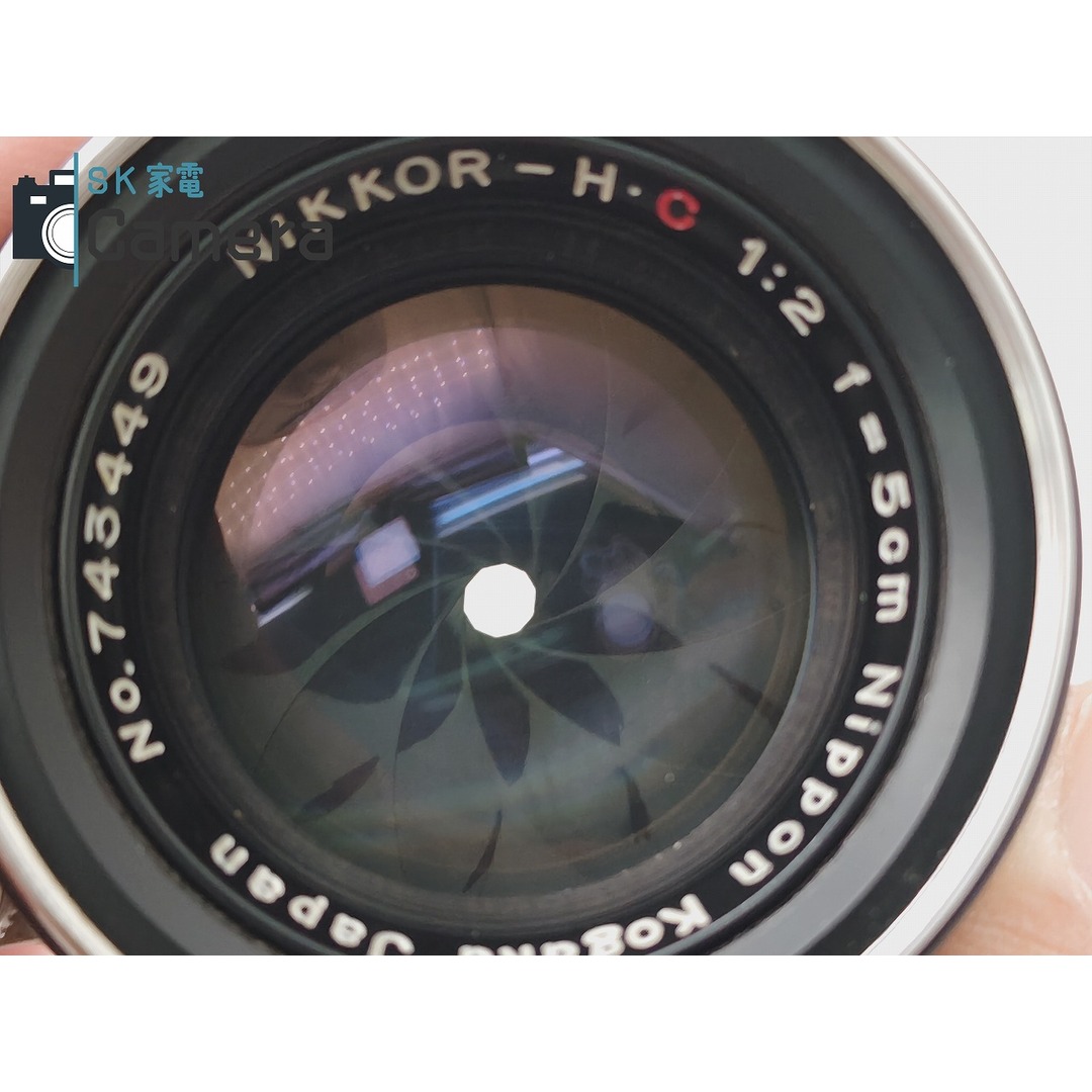 Nikon NIKKOR-H・C 5cm F2 黒帯 L39 2023年10月清掃 ニコン 実用　③