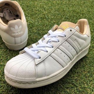 adidas superstar 23.5cm ホワイト　レザー