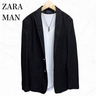 ★タグ付き未使用 ZARA MAN テーラードジャケット 光沢 定価19,900