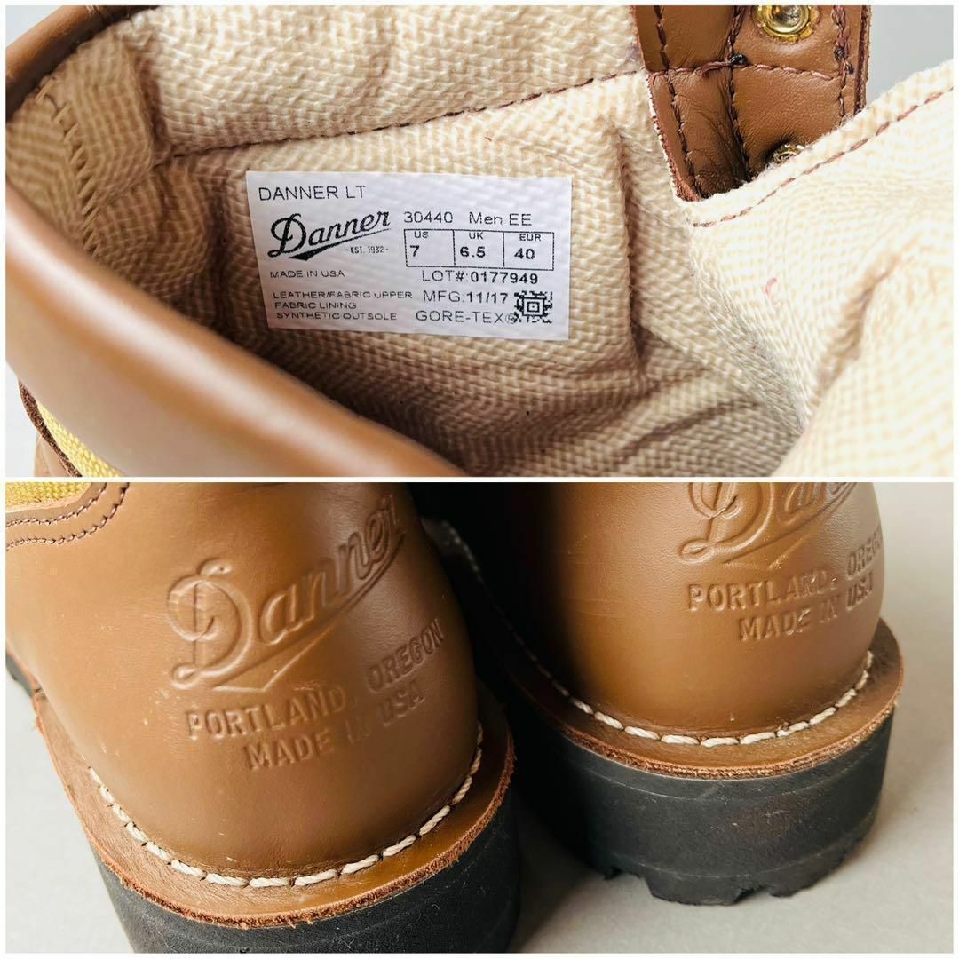 DANNER ダナーライト 30440 US7 ブーツ 正規品 美品 KHAKI