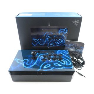 レイザー(LAZER)の美品 RAZER レイザー PANTHERA 新ファームウェア適用Ver (RZ-06-01690100) アーケードコントローラー ゲーム eスポーツ PS3 PS4 アケコン 格ゲー HY682C (PC周辺機器)