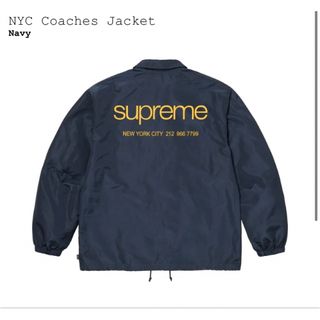 シュプリーム(Supreme)のSupreme NYC Coaches Jacket NAVY L(ナイロンジャケット)