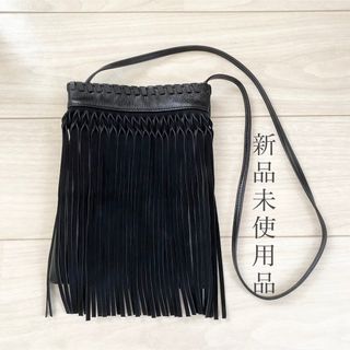 マウジー(moussy)のFRINGE SHOULDER バッグ　moussy ショルダーバッグ　フリンジ(ショルダーバッグ)