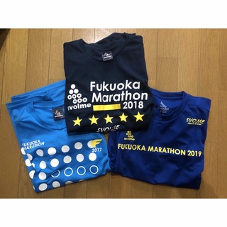 スボルメ(Svolme)の福岡マラソン　Tシャツ　2017・2018・2019年  3枚セット　全てM(ウェア)