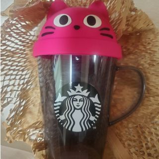 スターバックス(Starbucks)の【新品送料込】スタバ　ハロウィン2023シリコンリッド耐熱グラス 　マグ(食器)