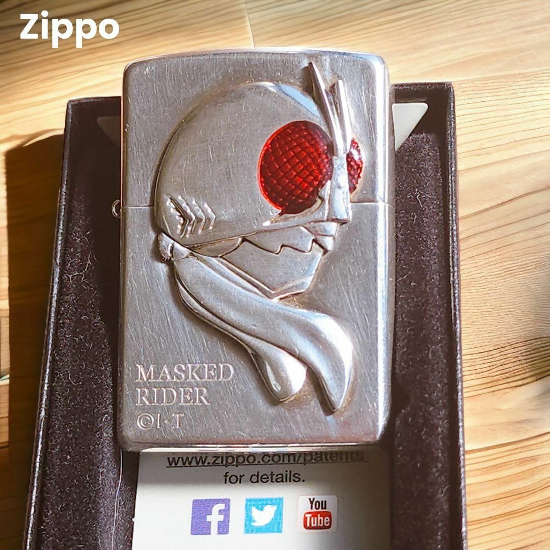 21011-6501【希少✨】赤い目かっこいい♡ 【限定版】zippo  仮面ライダー