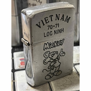 【ベトナムZIPPO】本物 1970年製ベトナムジッポー「ミッキーマウス」LOC | フリマアプリ ラクマ