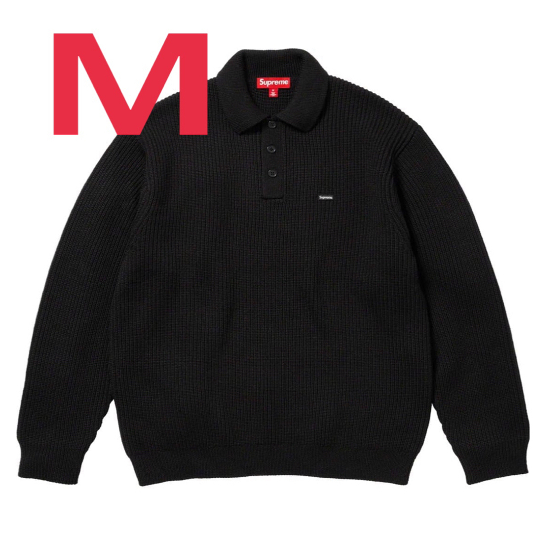 Supreme Small Box Polo Sweater "Black"ニット/セーター