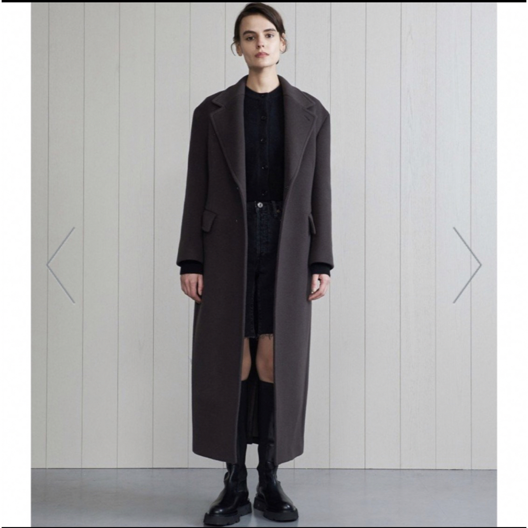 <H>DOUBLE FACE TAILORED LONG COAT