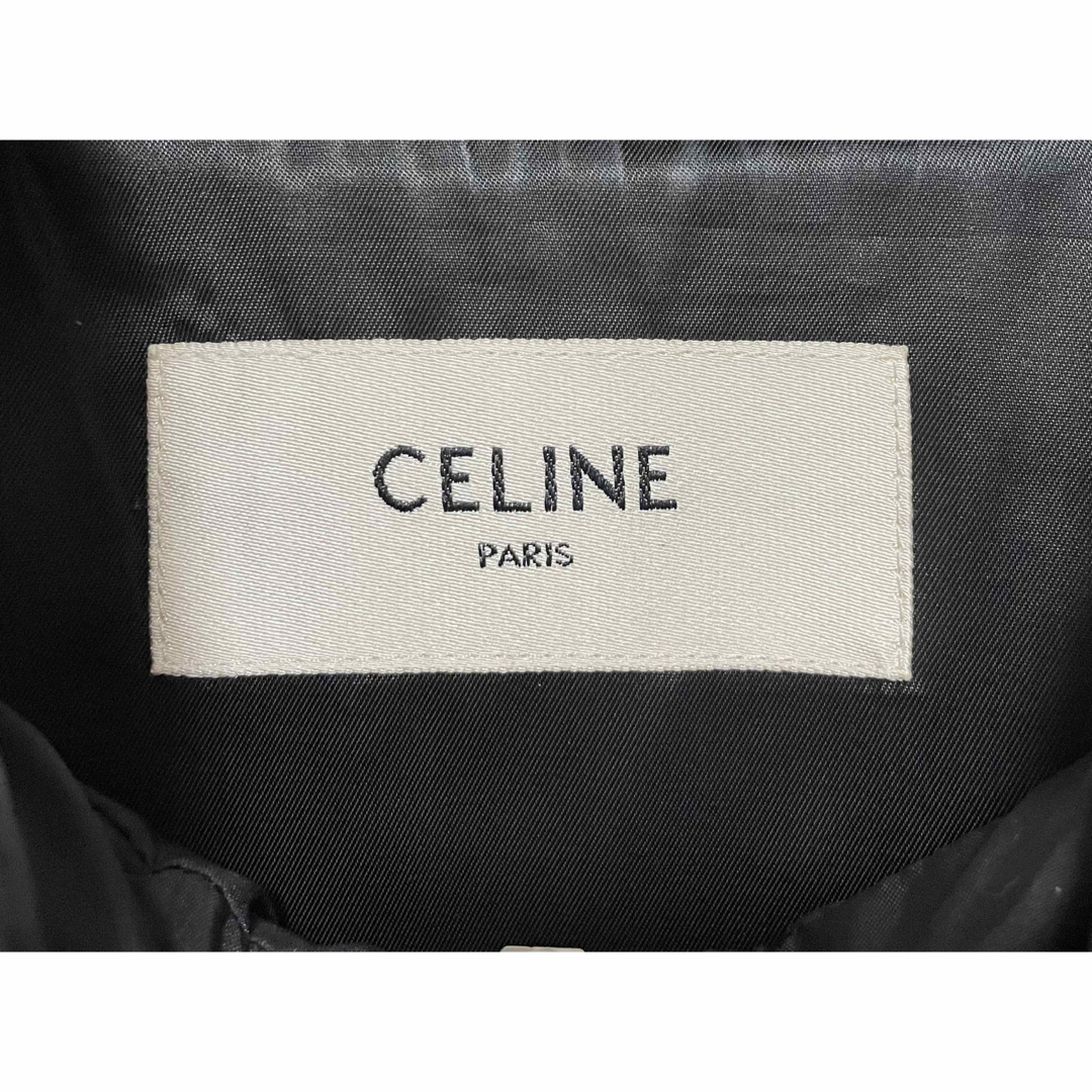 celine(セリーヌ)の21SS Celine ロゴプリント チェックナイロンジャケット 44 ブルゾン メンズのジャケット/アウター(ナイロンジャケット)の商品写真