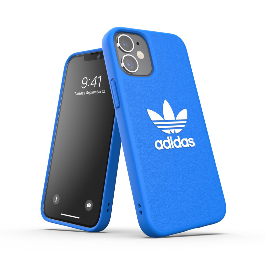 adidas(アディダス)のadidas Originals iPhone12mini Bluebird/白 スマホ/家電/カメラのスマホアクセサリー(iPhoneケース)の商品写真