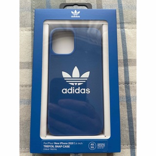 アディダス(adidas)のadidas Originals iPhone12mini Bluebird/白(iPhoneケース)