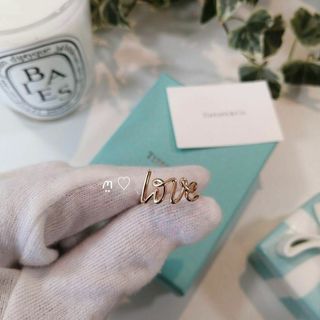 ティファニー(Tiffany & Co.)のティファニー　ラブリング　LOVE　11号　Ꮶ18ローズゴールド　パロマピカソ(リング(指輪))