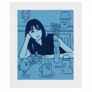 梱包未開封 村上隆 版画 パンダちゃん。ホヨヨ、スヤスヤ。 カイカイキキ お花