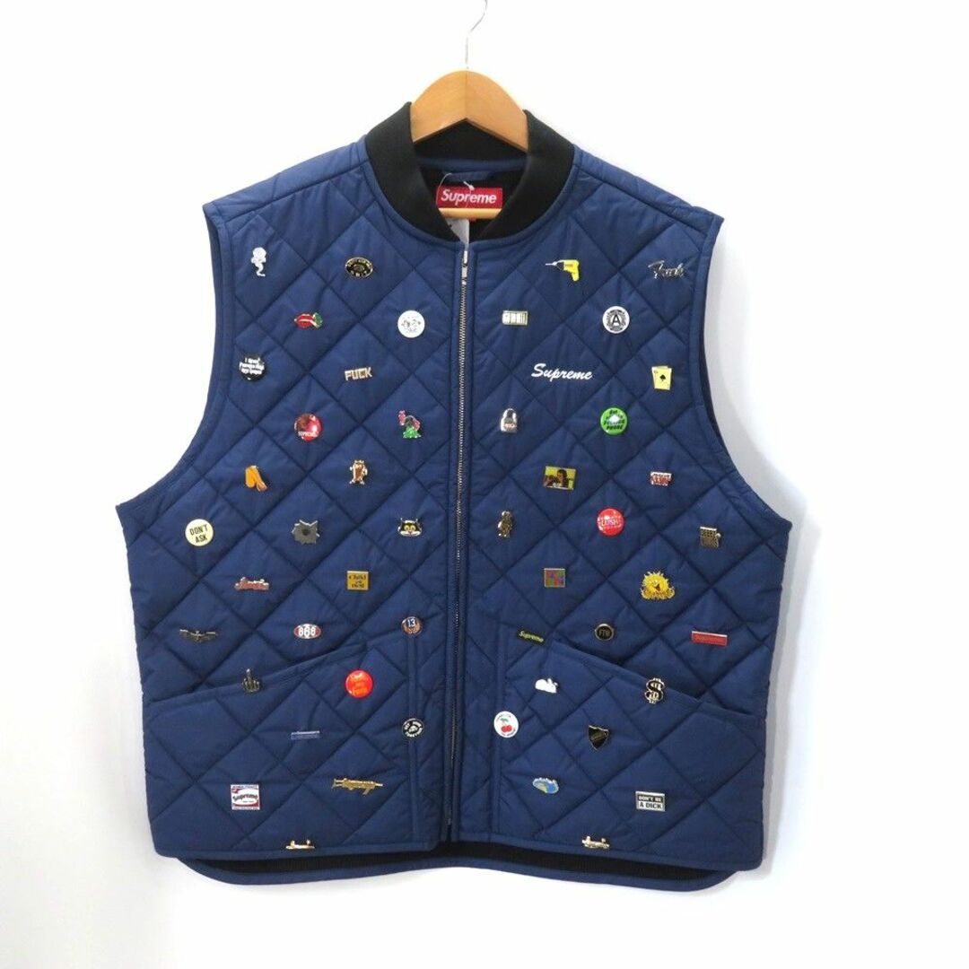 SUPREME 23aw PINS QUILTED WORK VESTのサムネイル