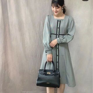 evelyn - 量産型 地雷 evelyn Ank Rouge フリルカラーワンピース