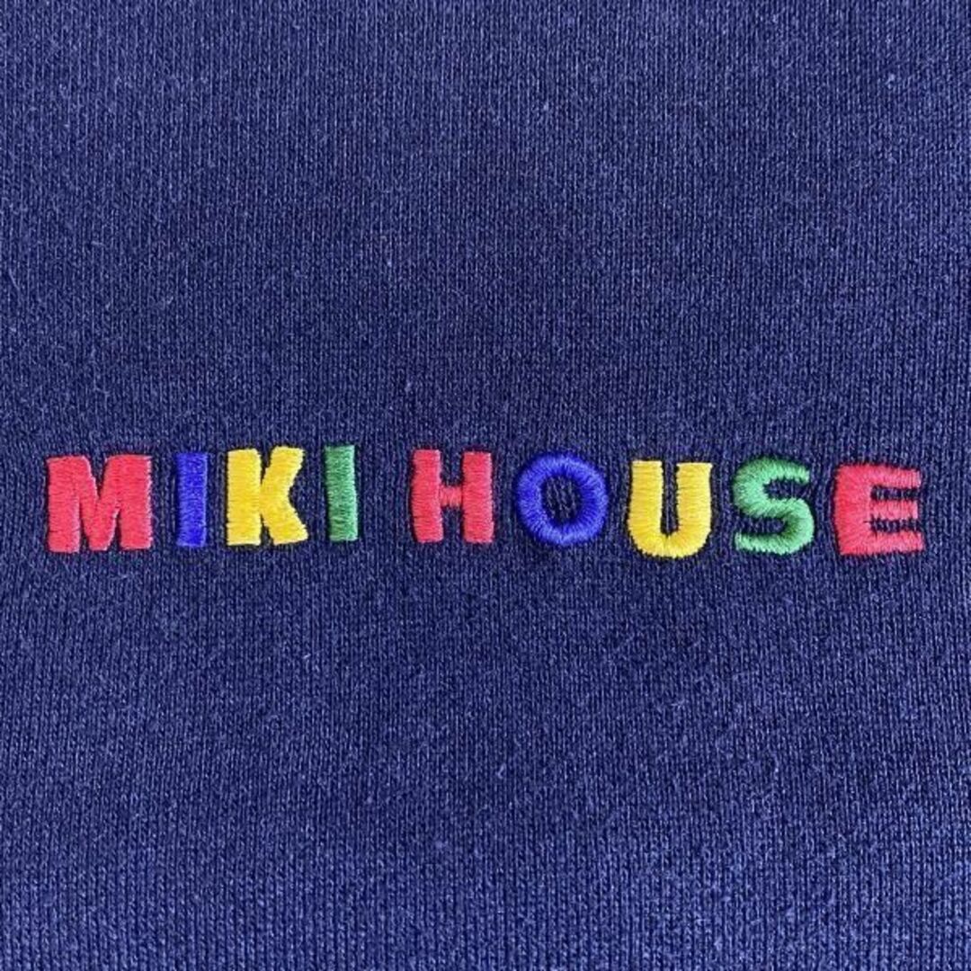 mikihouse(ミキハウス)の90s ミキハウス 日本製 スウェット M ネイビー ロゴ刺繍 長袖トレーナー メンズのトップス(スウェット)の商品写真