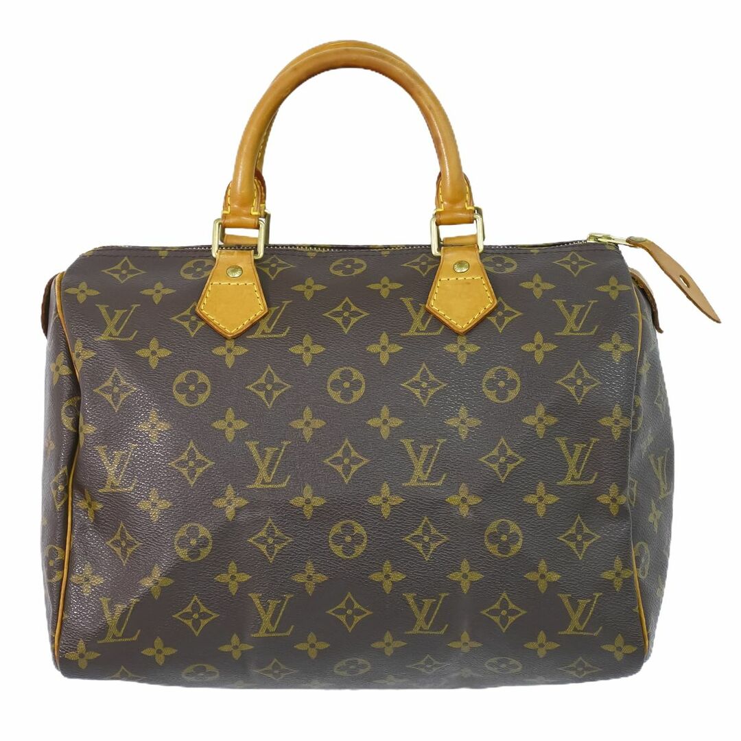 本物 ルイヴィトン LOUIS VUITTON LV スピーディ 30 モノグラム ミニボストンバッグ ハンドバッグ ブラウン M41108 Speedy ビトン バッグバッグ