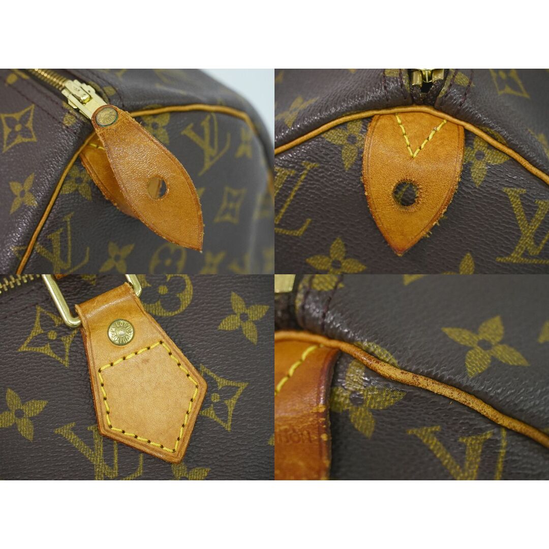 本物 ルイヴィトン LOUIS VUITTON LV スピーディ 30 モノグラム ミニボストンバッグ ハンドバッグ ブラウン M41108 Speedy ビトン バッグ