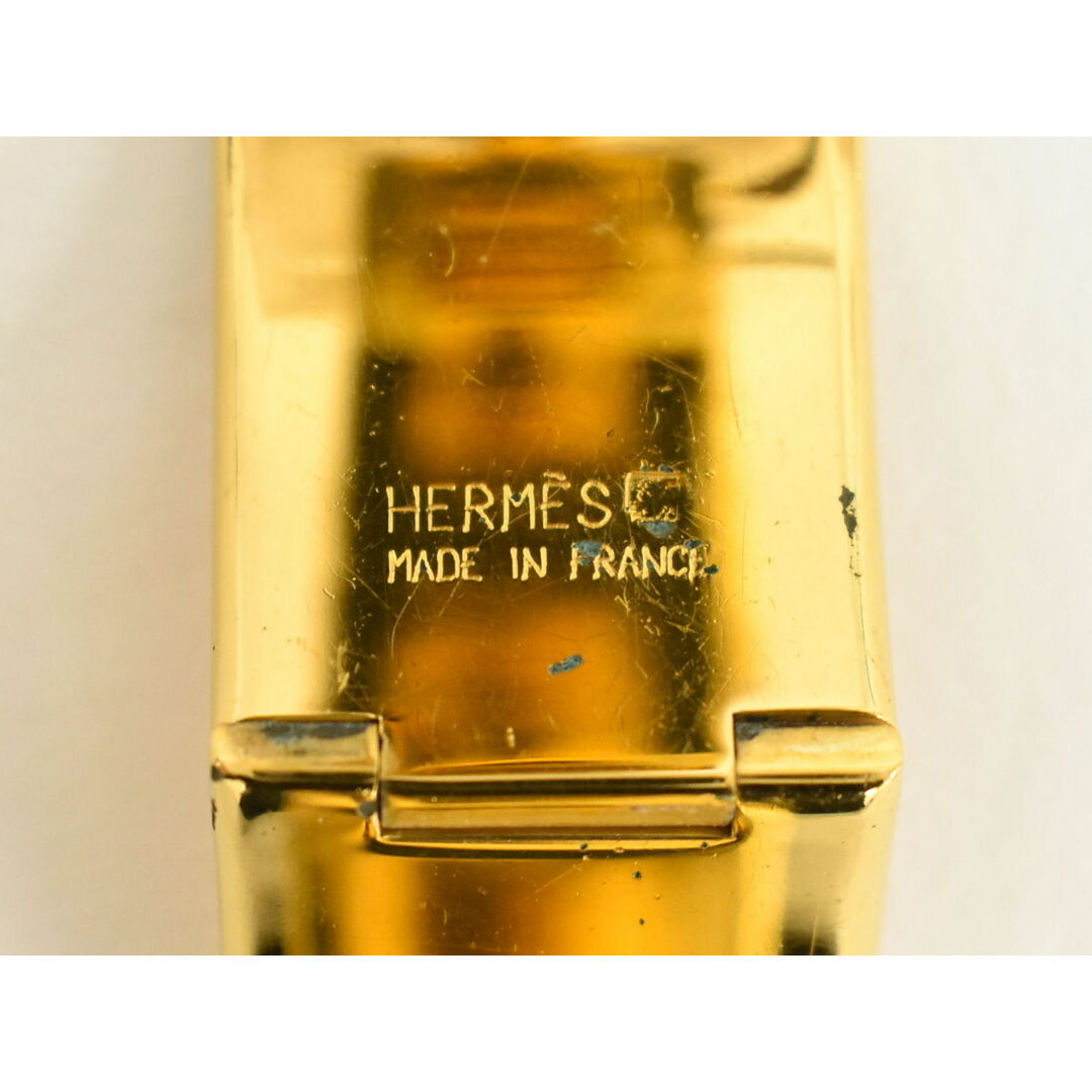 エルメス バングル エマイユ 七宝焼 ゴールド×ブラック ＨＥＲＭＥＳ　香水瓶