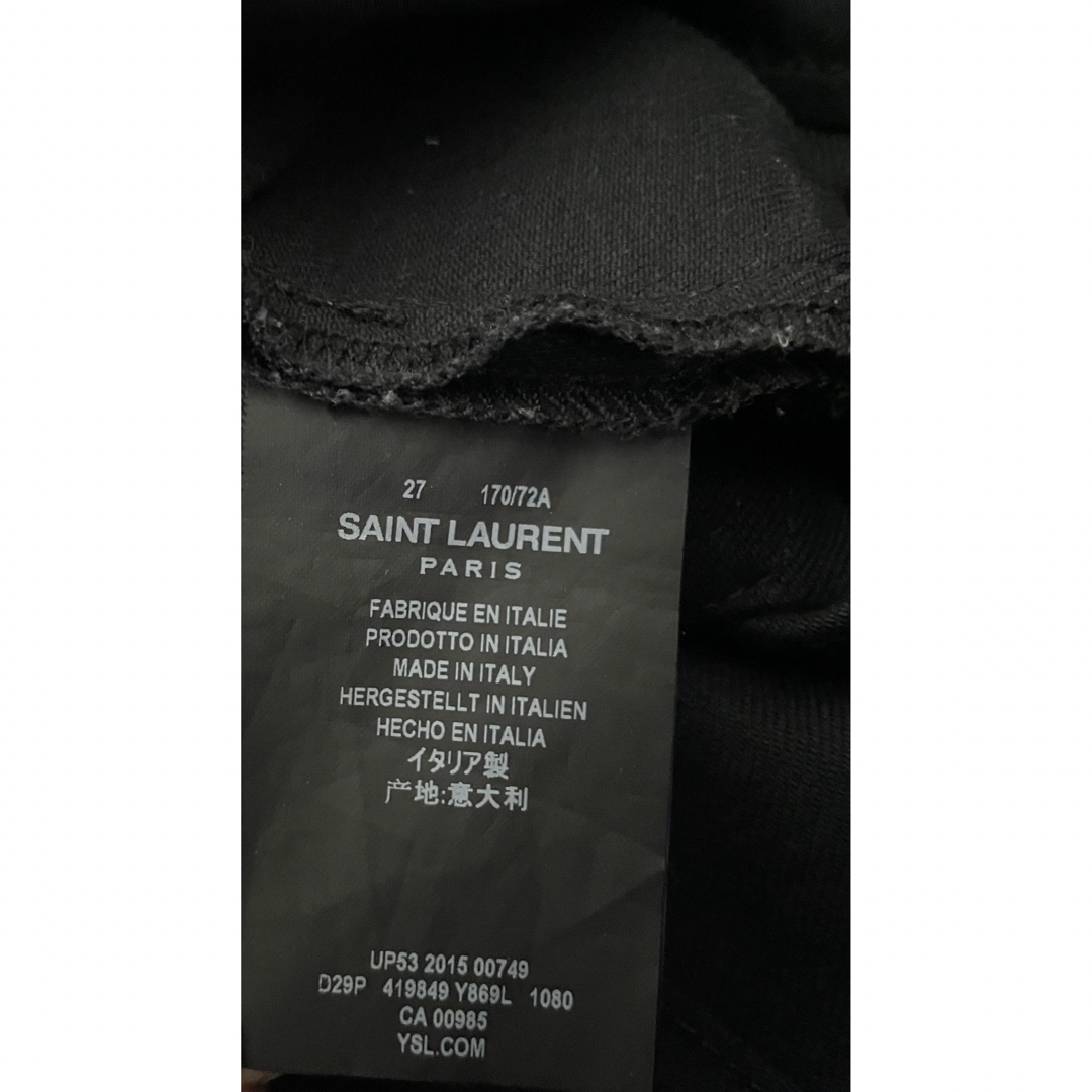 Saint Laurent(サンローラン)のSAINT LAURENT PARIS 16SS カットオフスキニーデニム メンズのパンツ(デニム/ジーンズ)の商品写真