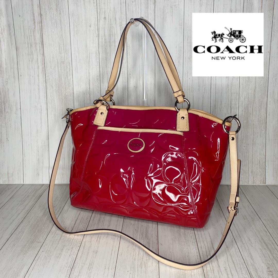 COACH - COACH コーチ シグネチャー 2WAY トートバッグ ショルダー ...