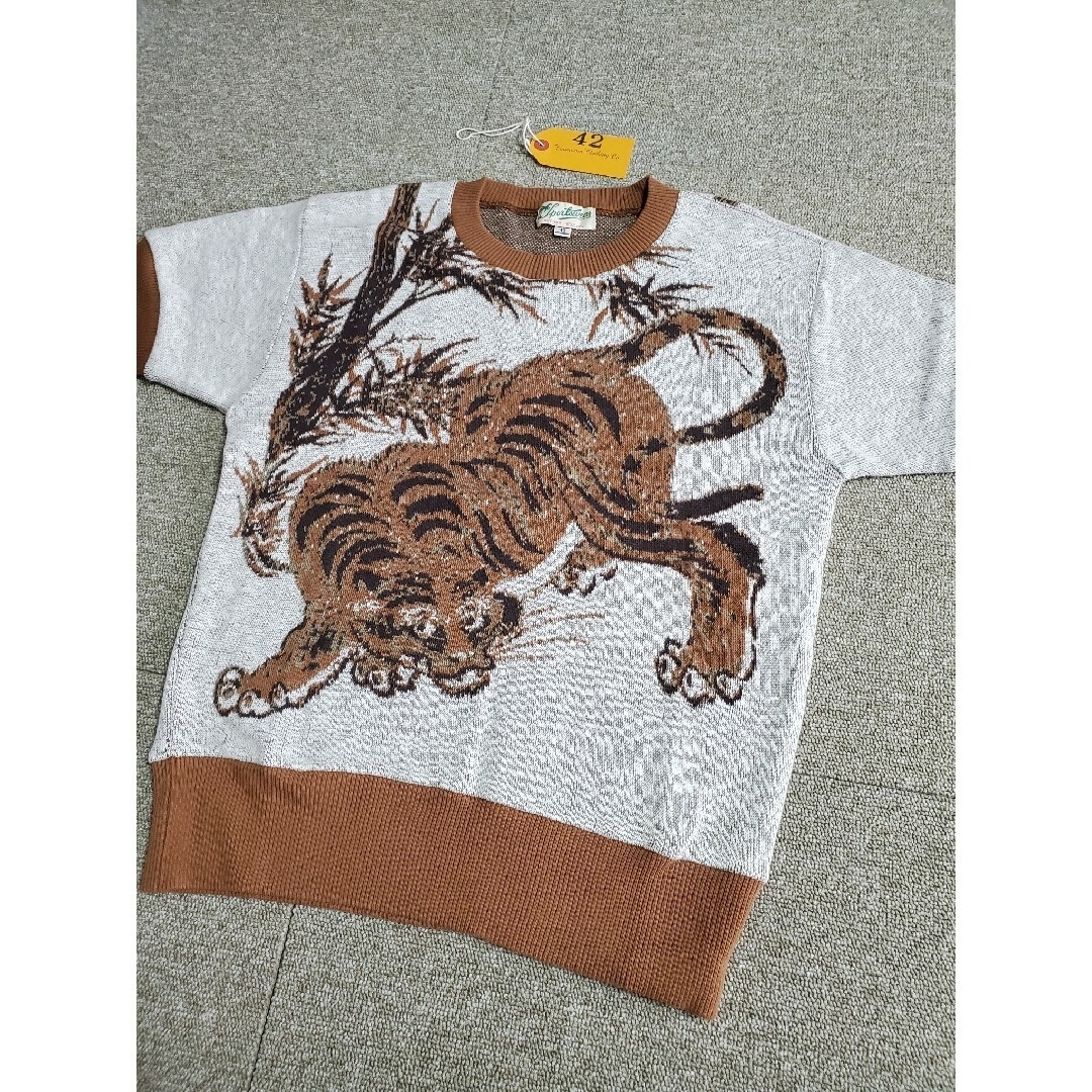 TENDERLOIN - ブッチャープロダクツ 虎トラ サマーニット42 新品