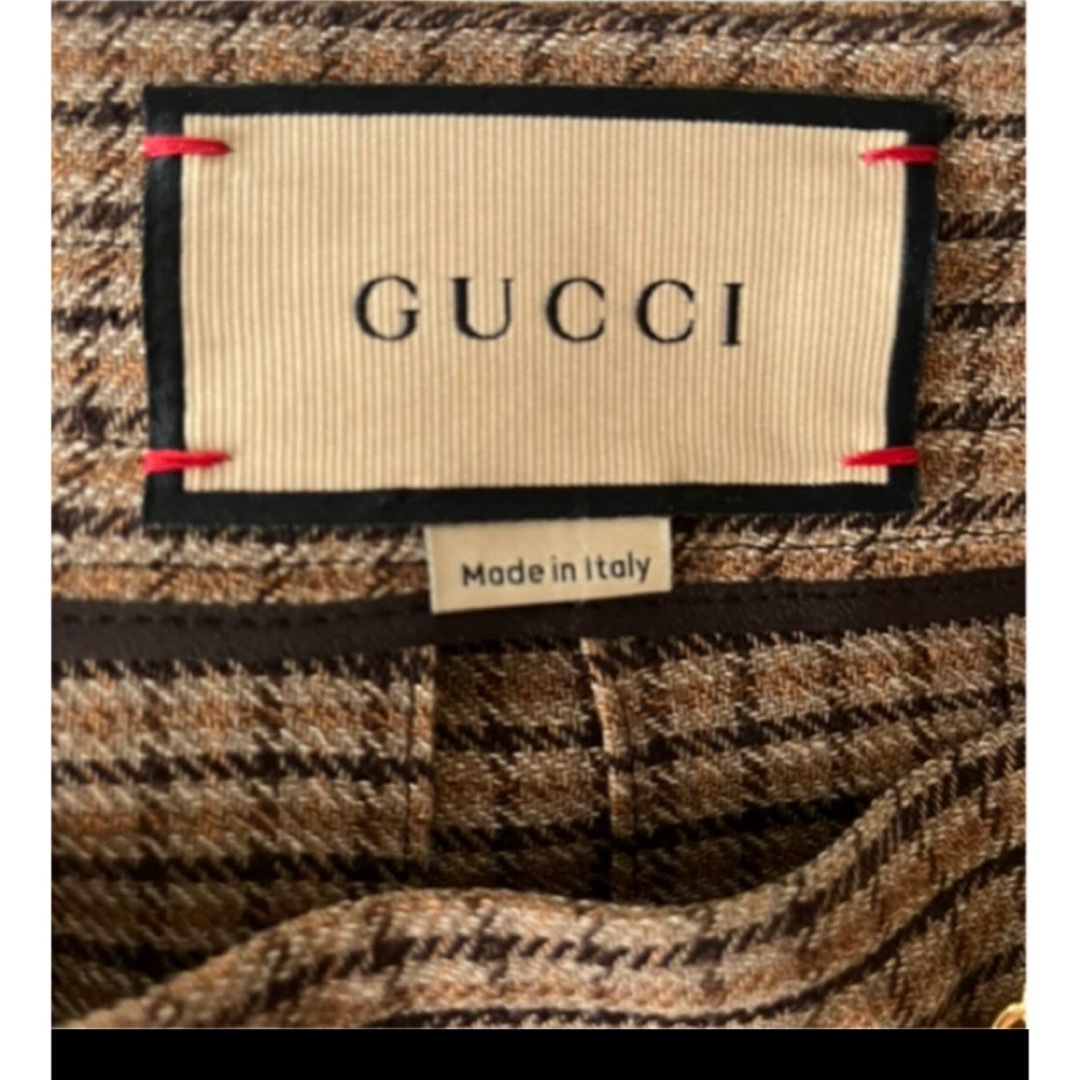 Gucci - 新品GUCCIチェックロングスカートCR番の通販 by ベティーshop