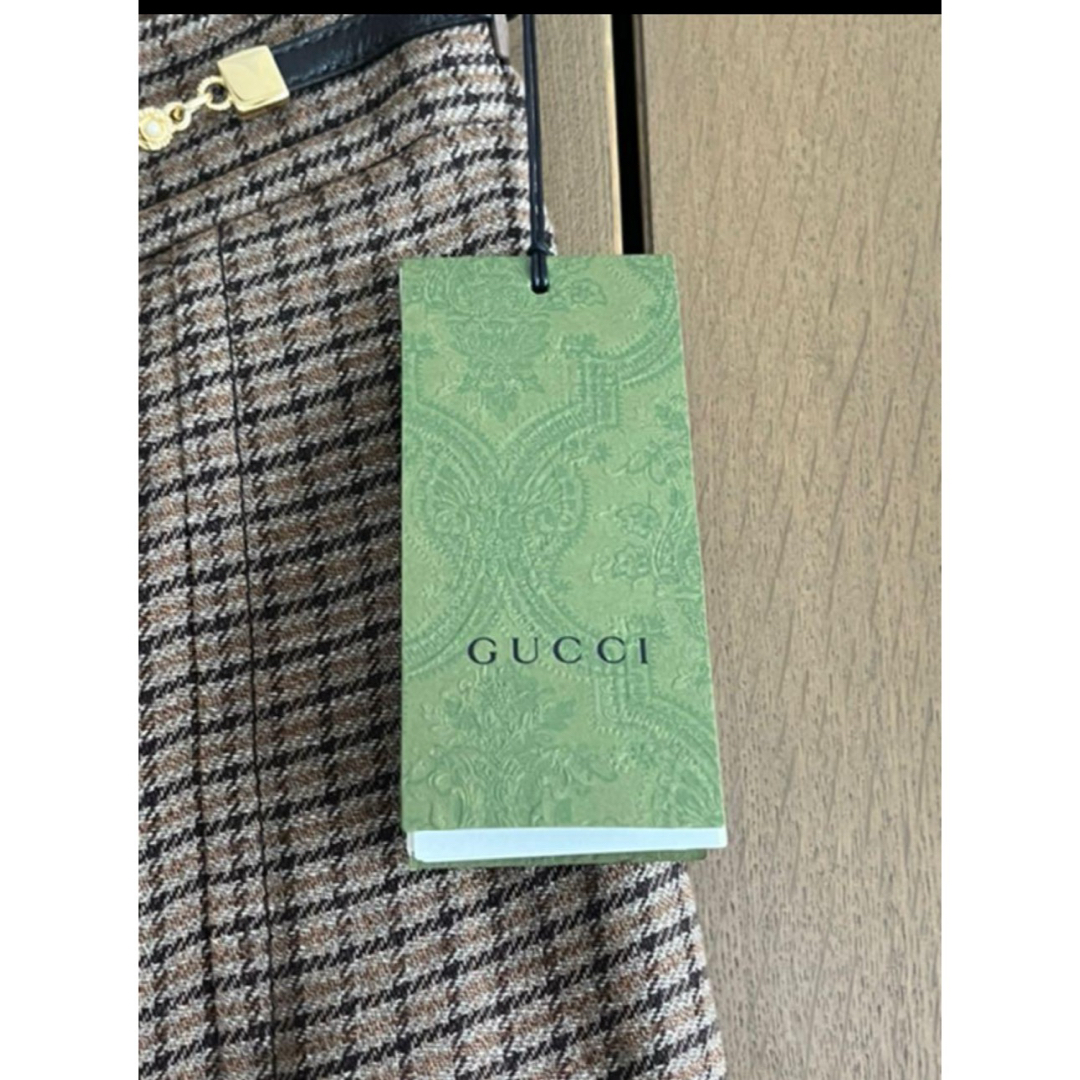Gucci - 新品GUCCIチェックロングスカートCR番の通販 by ベティーshop