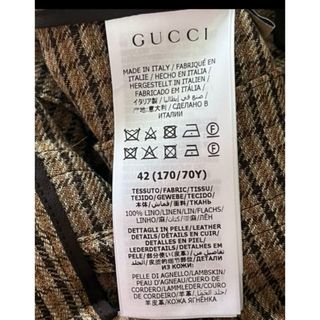 Gucci - 新品GUCCIチェックロングスカートCR番の通販 by ベティーshop