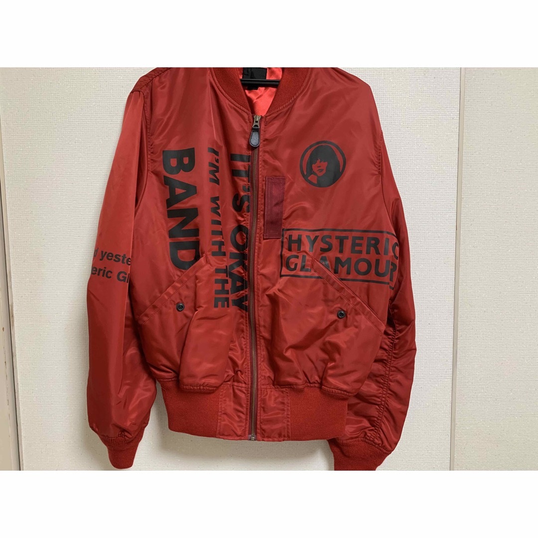 HYSTERIC GLAMOUR(ヒステリックグラマー)のヒステリックグラマーMA1 メンズのジャケット/アウター(ブルゾン)の商品写真