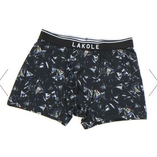 ラコレ(LAKOLE)の【新品未使用】LAKOLE PEヨットプリントボクサー Mサイズ(ボクサーパンツ)