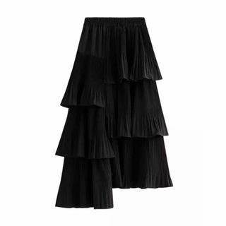 uenui UNIQUE FRILL SKIRT(ロングスカート)