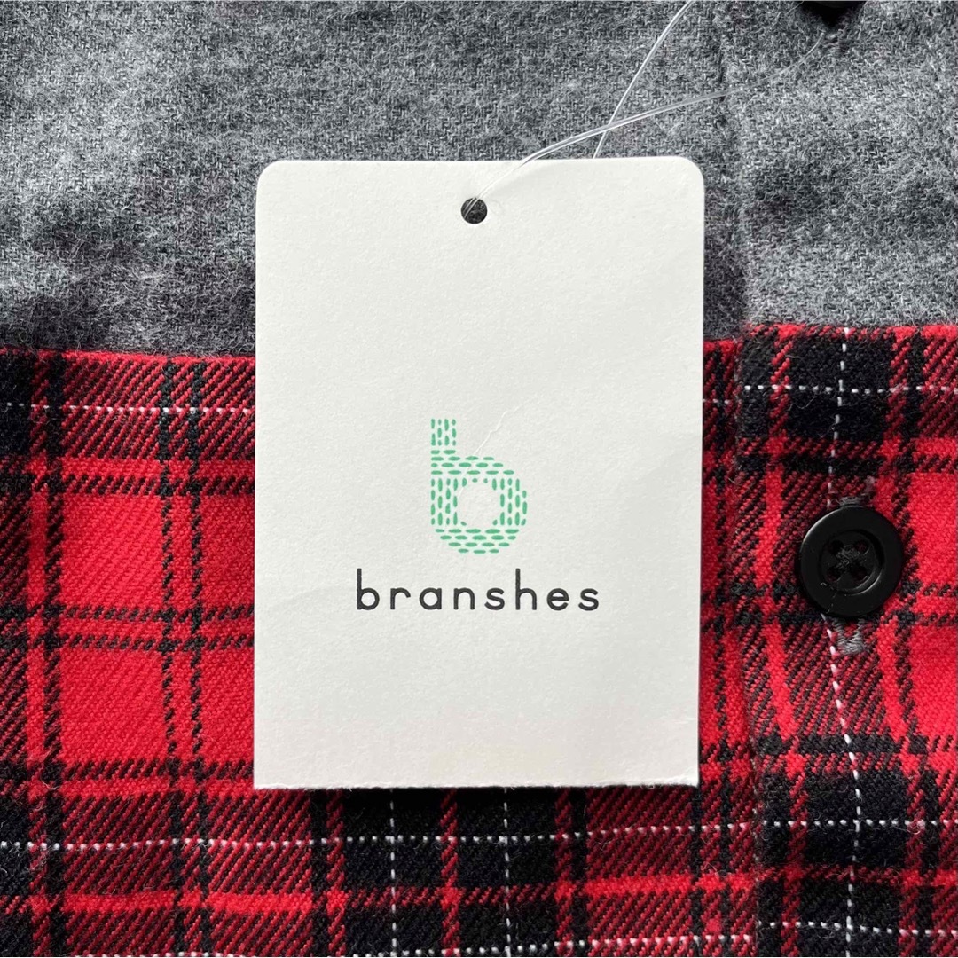 Branshes(ブランシェス)の★お値下げ★【branshes】チェックシャツ　ネルシャツ　90サイズ キッズ/ベビー/マタニティのキッズ服男の子用(90cm~)(ブラウス)の商品写真