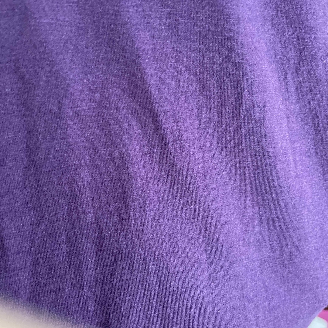 antiqua(アンティカ)のアンティカ Vネック ロングTシャツ パープル 紫 レディースのトップス(Tシャツ(長袖/七分))の商品写真
