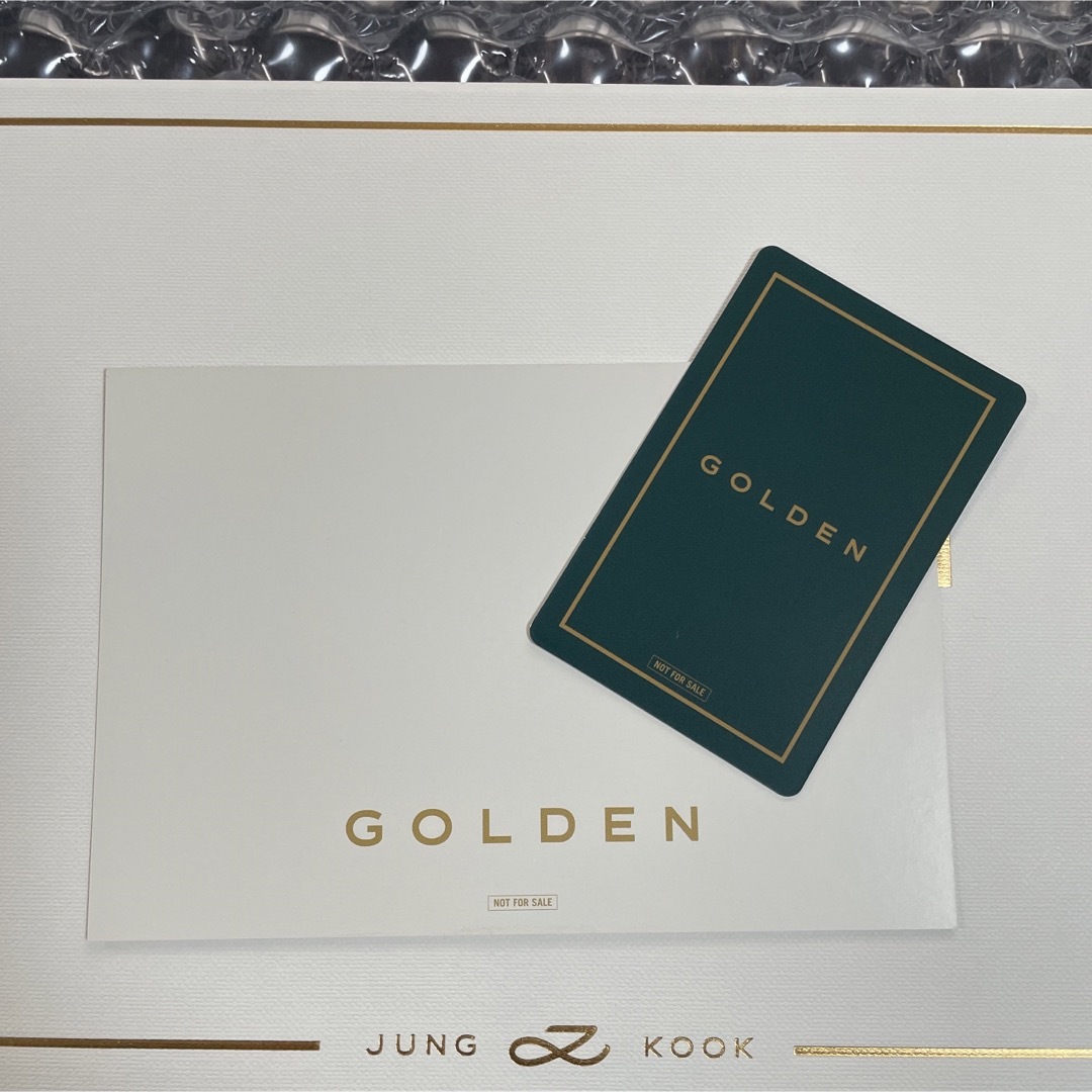 BTS JUNGKOOK ジョングク GOLDEN 特典トレカ　日本限定　ユニバ