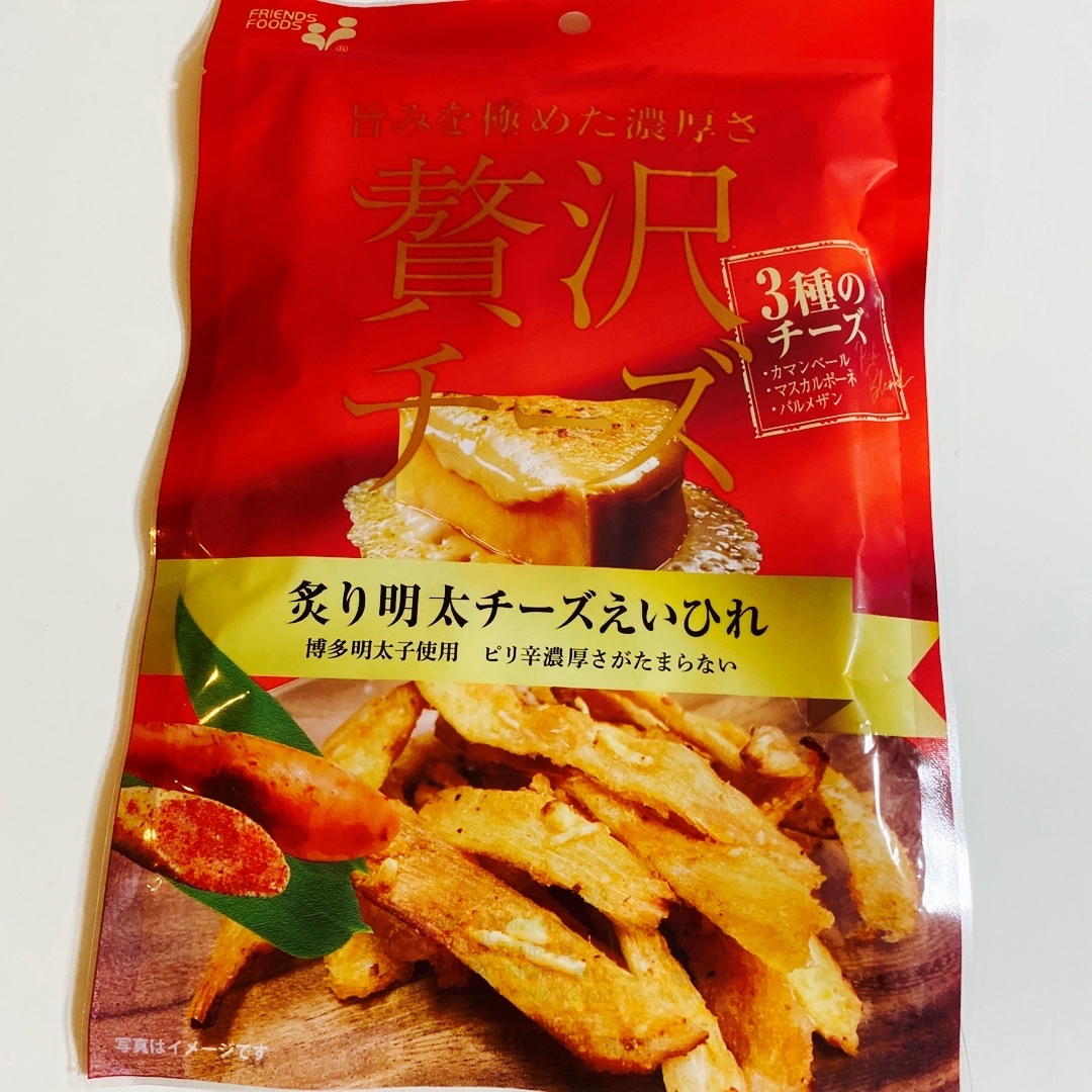 贅沢チーズ 炙り明太チーズえいひれ 4袋セット 井上食品 食品/飲料/酒の加工食品(乾物)の商品写真