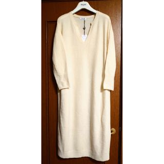 ラウンジドレス(Loungedress)の再値下　新品　タグ付　ラウンジドレス　ワンピース　ニット　ロペ　ダイアグラム(ロングワンピース/マキシワンピース)