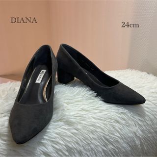 ダイアナ(DIANA)の極美品　ダイアナ　スエードパンプス　24cm(ハイヒール/パンプス)