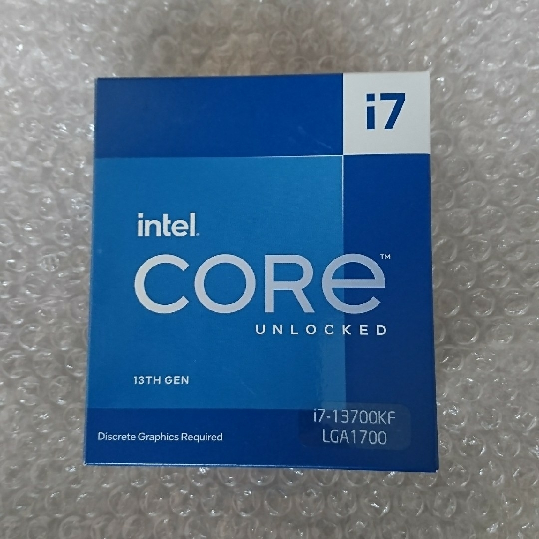 PC/タブレットintel core i7 13700KF