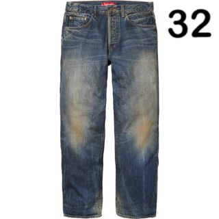 シュプリーム(Supreme)の32■Distressed Loose Fit Selvedge Jean(デニム/ジーンズ)