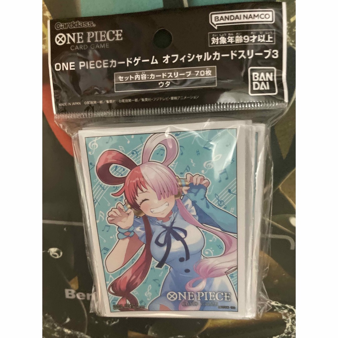 ONE PIECE(ワンピース)のウタ　スリーブ3 エンタメ/ホビーのトレーディングカード(カードサプライ/アクセサリ)の商品写真