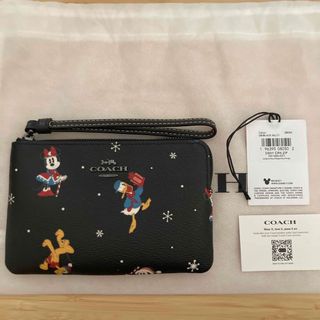 COACH オールドコーチ ハンドル付き ポーチ