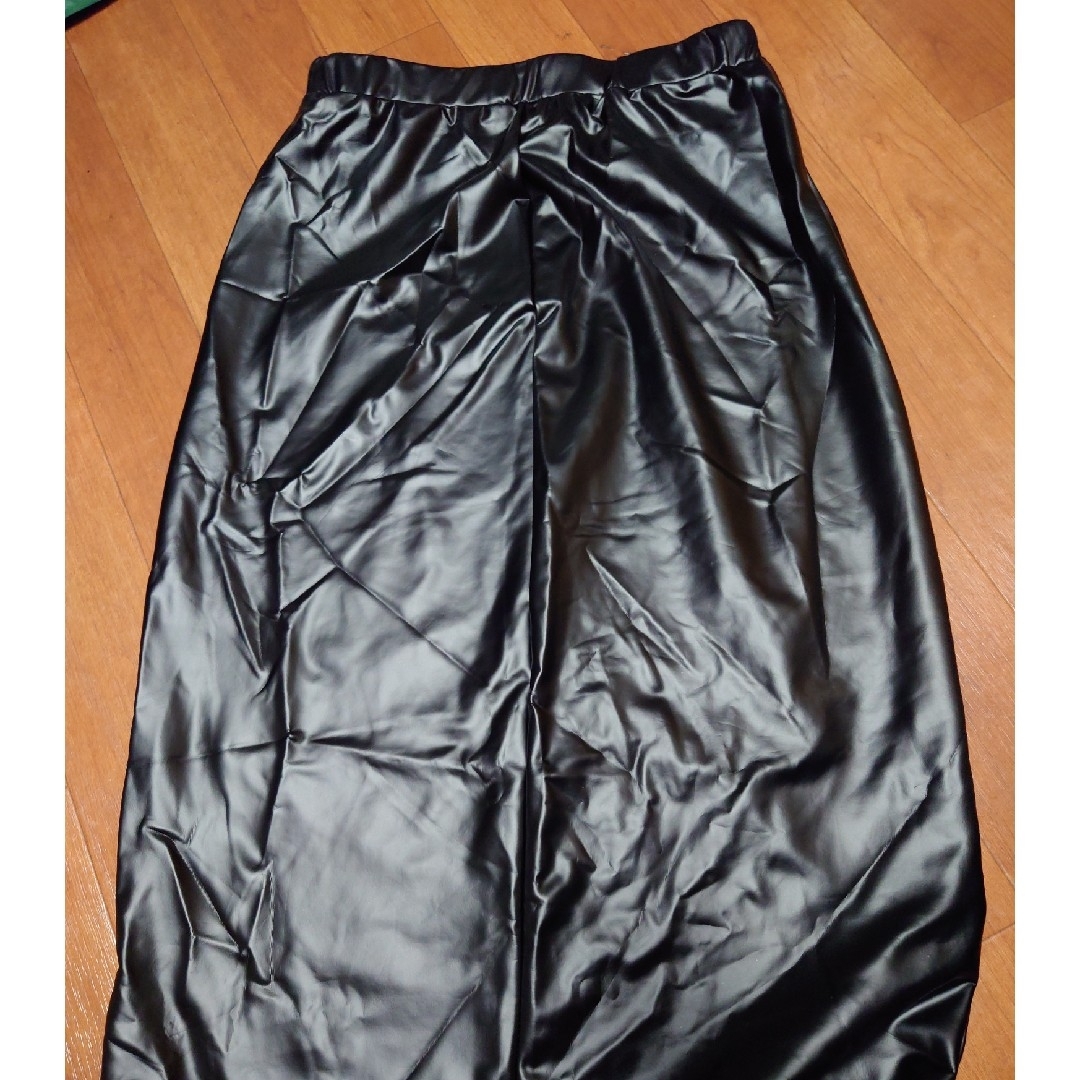 レザータイトスカート レディースのスカート(ロングスカート)の商品写真