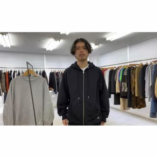 アレッジ(ALLEGE)のsugarhill 21AW ZIP-UP RAW EDGE HOODIE(パーカー)