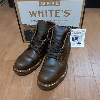 【ほぼ未使用】WHITE'S ホワイツ ブーツ セミドレス 8E ブラウン