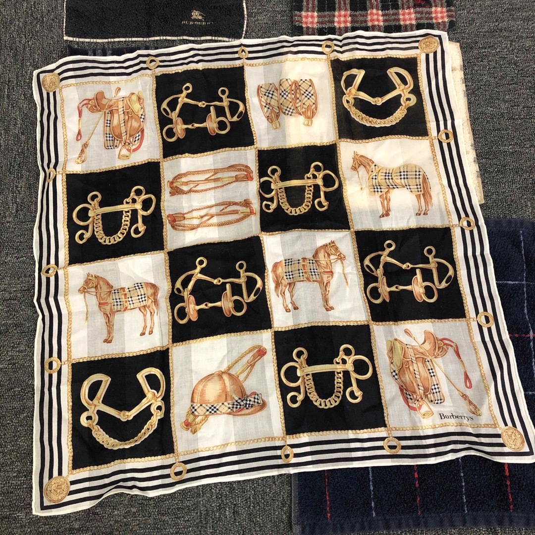 BURBERRY - BURBERRY burberrys バーバリー タオルハンカチ ハンカチ 6
